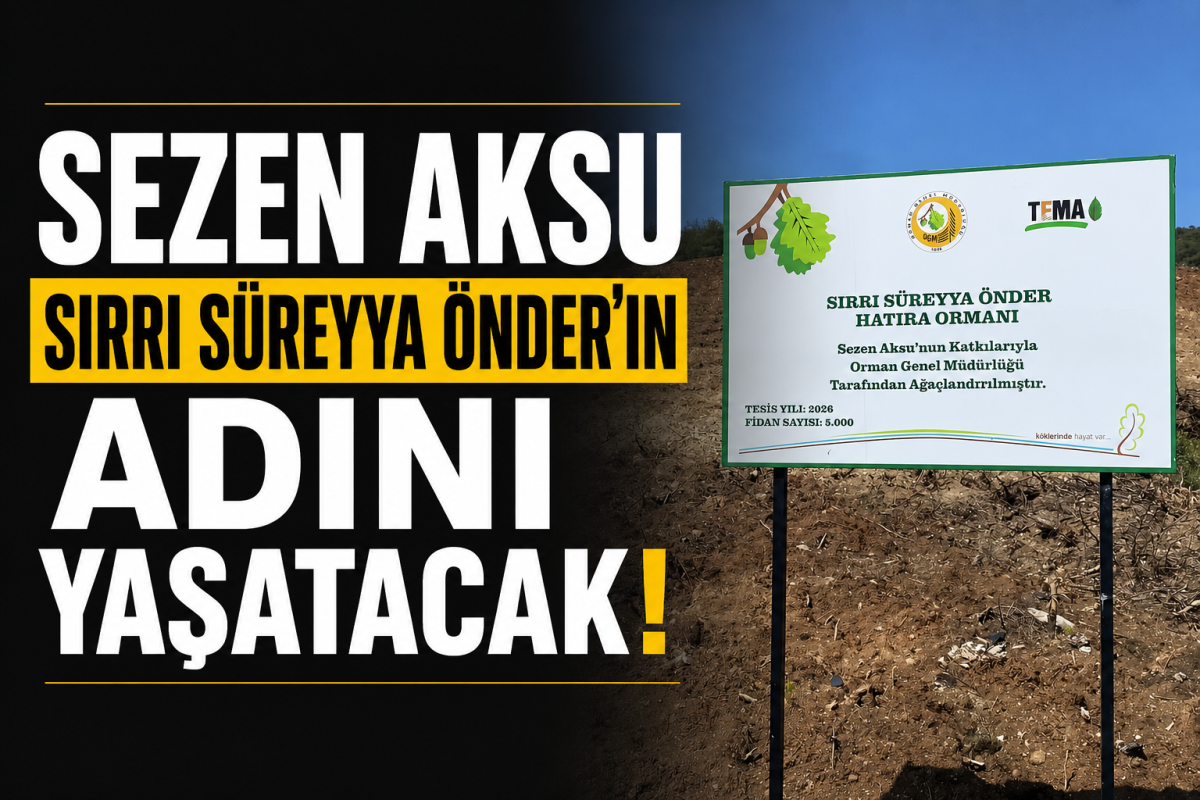 Sezen Aksu Sırrı Süreyya Önder'in Adını Yaşatacak